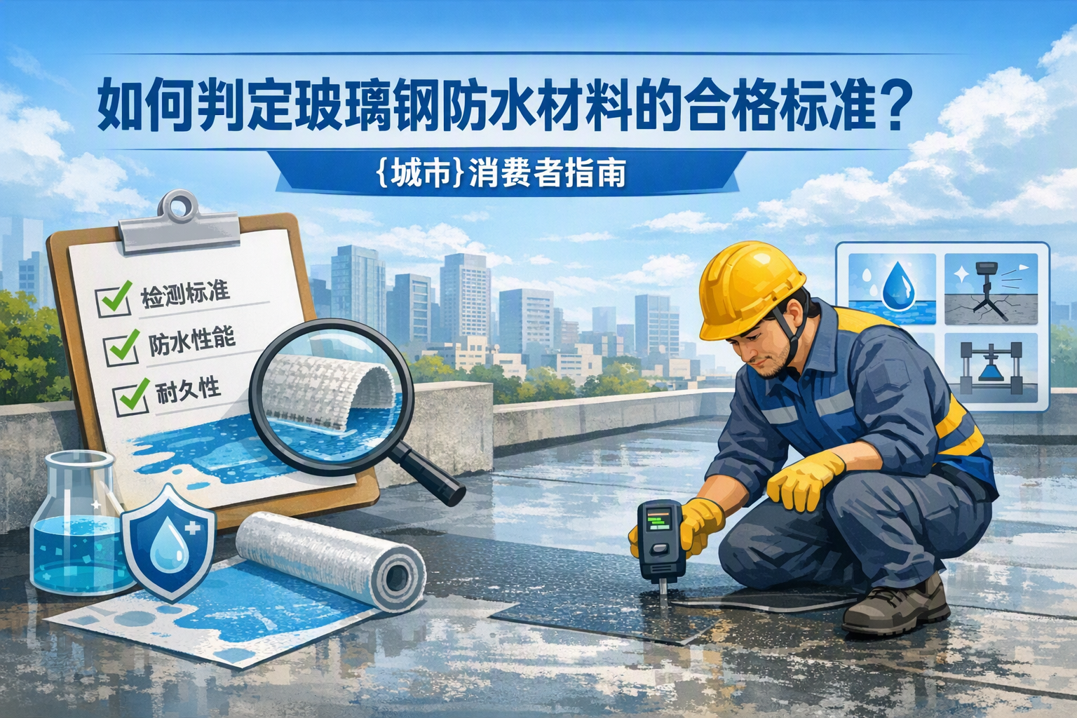如何判定玻璃钢防水材料的合格标准？ 宝鸡 消费者指南